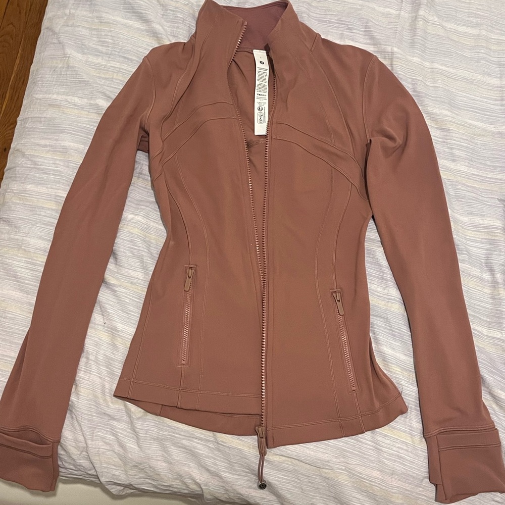 lululemon pink define cropped jacket